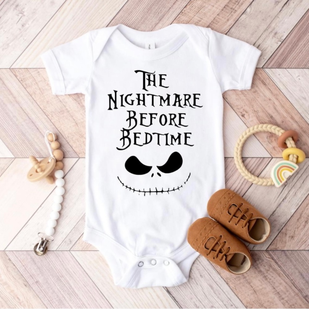 The Nightmare Before Bedtime Baby Onesie